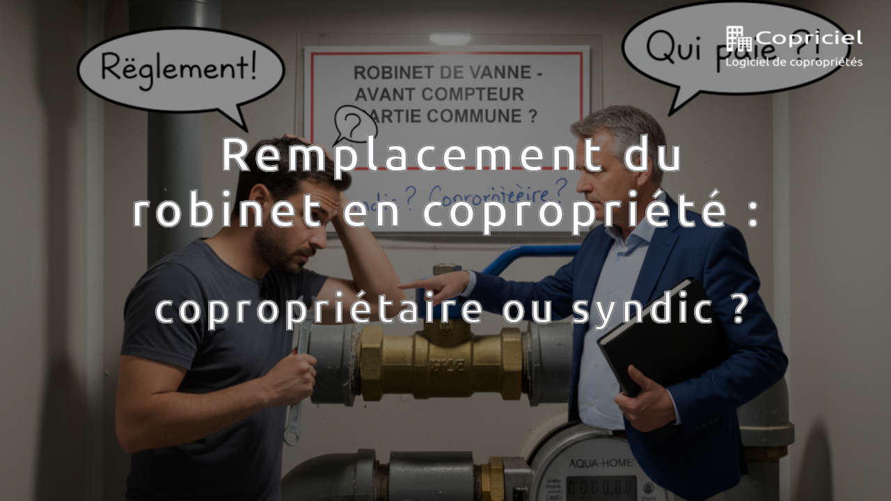Remplacement du robinet en copropriété : copropriétaire ou syndic ? 1 Remplacement du robinet en copropriété : copropriétaire ou syndic ?