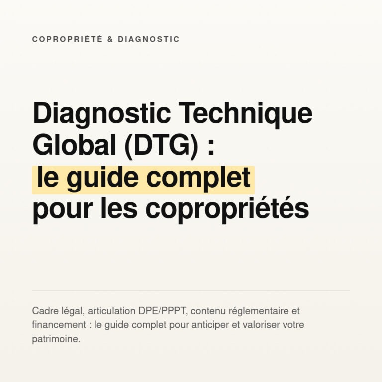 Diagnostic Technique Global (DTG) : Le Guide Complet
