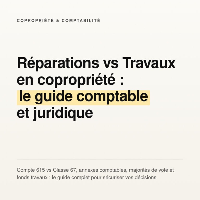 Réparations et travaux copropriété : le guide comptable et juridique 5 réparations et travaux copropriété