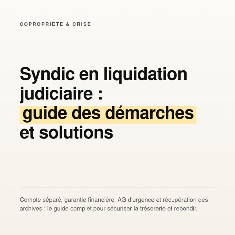 Syndic en liquidation judiciaire : guide complet et démarches