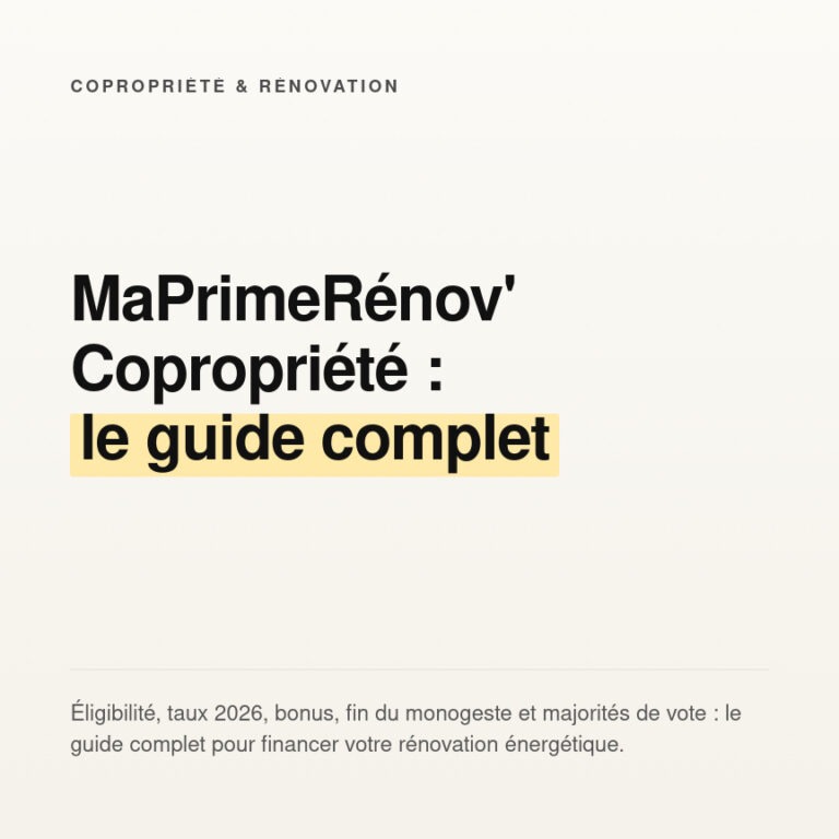 MaPrimeRénov' Copropriété : le guide complet des aides et démarches