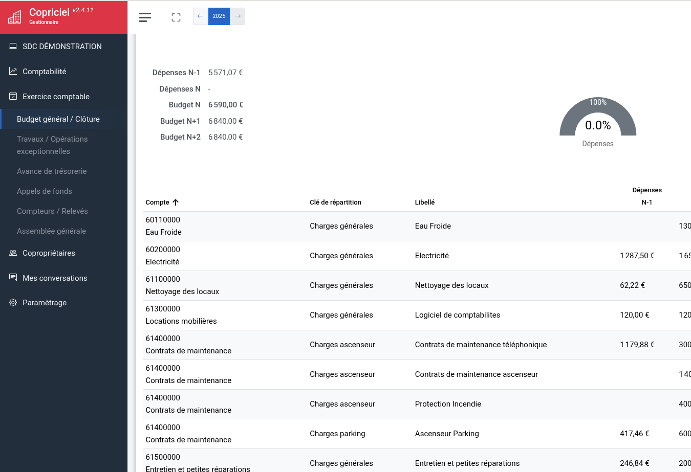 Logiciel de syndic de copropriété en ligne 16 copriciel budget