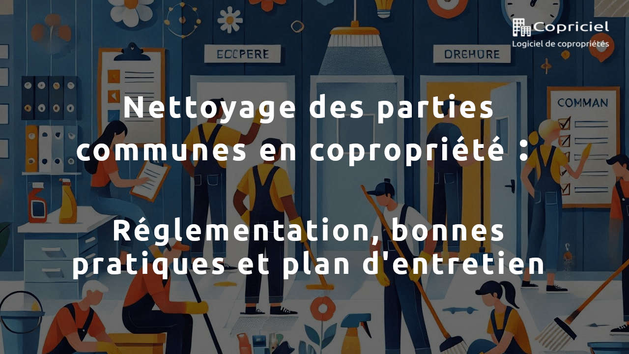 Nettoyage des parties communes en copropriété