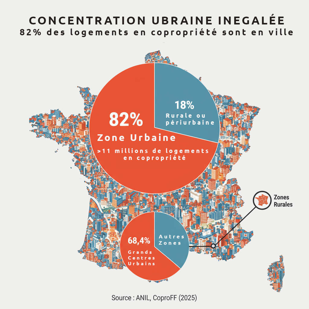 Enjeux de la Copropriété en France en 2025 2 Une Concentration Urbaine Inégalée