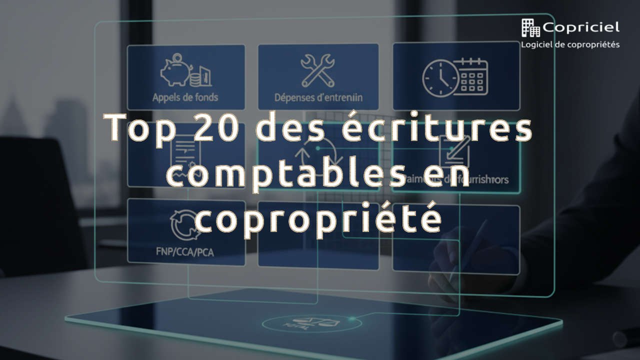 Top 20 des écritures comptables en copropriété 1 Top 20 des écritures comptables en copropriété