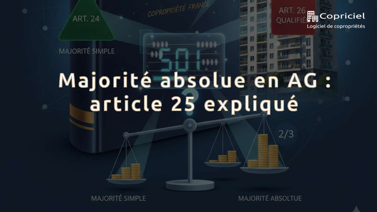 Majorité absolue en AG : article 25 expliqué 6 Majorité absolue en AG : article 25 expliqué