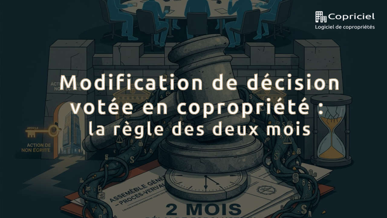 Modification de décision votée en copropriété : la règle des deux mois 8 Modification de décision votée en copropriété : la règle des deux mois
