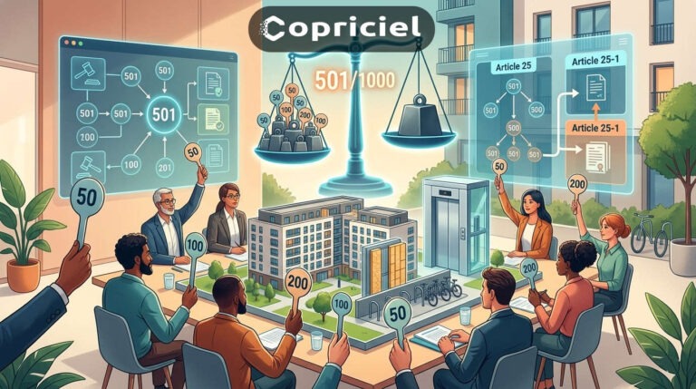 Article 25 loi 1965 : majorité absolue en copropriété (exemples et calcul)