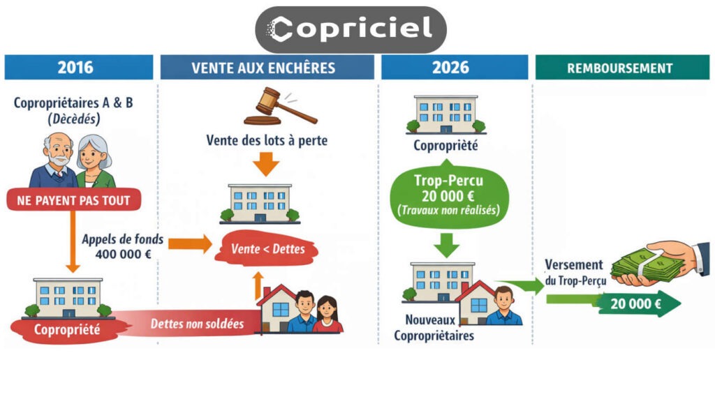 Trop-perçu de charges en copropriété : délais, procédure et traitement comptable