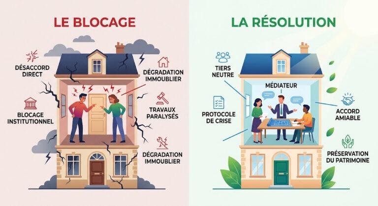 Bloquée par les conflits : comment sortir d’un blocage en petite copropriété ?